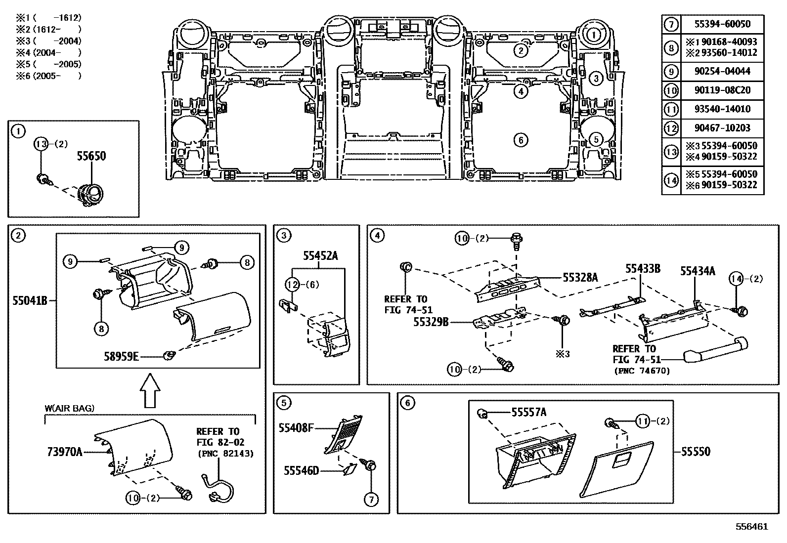 REGISTER ASSY, INSTRUMENT PANEL, NO.1 | 5565060200C0